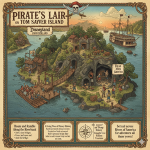 Pirate Lair on Tom Sawyers Island